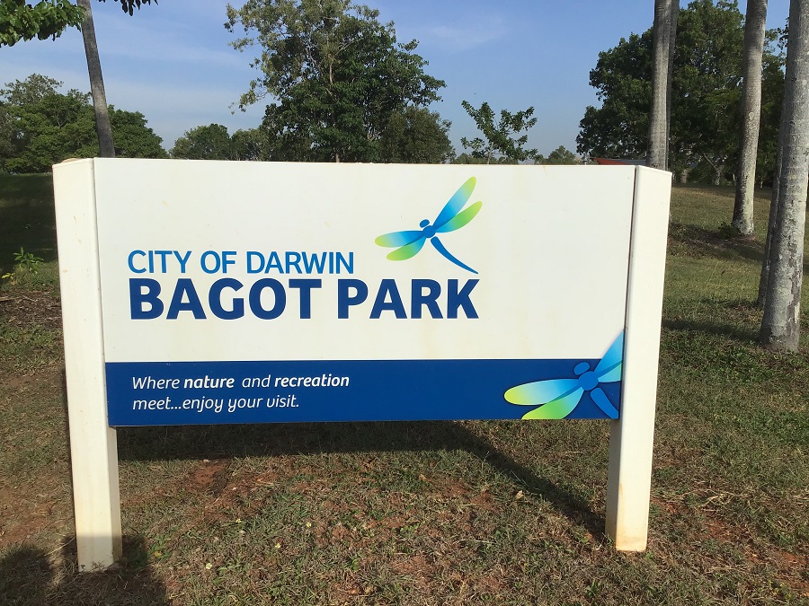 Bagot Park Sign