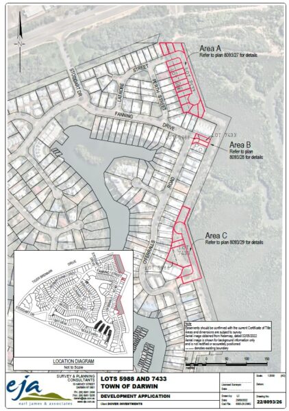 Bayview Lots 5988 and 7433, Town of Darwin Development Application